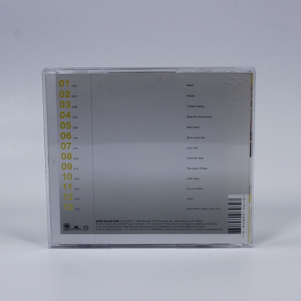 S Club 7 - 7 CD Album 2000 US Edition Bonus Tracks Pop Y2K Vintage Music Tested - Picture 3 of 3